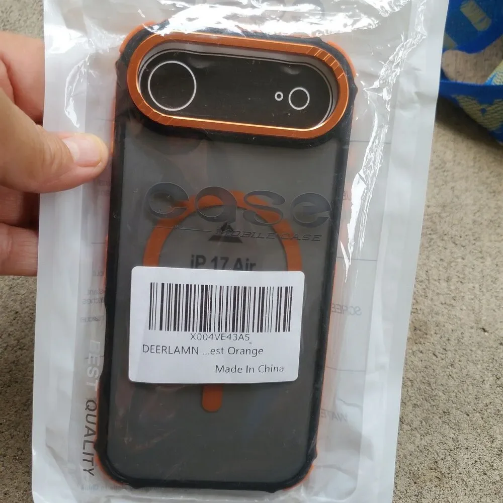 For IPhone 17 Air Orange Case
